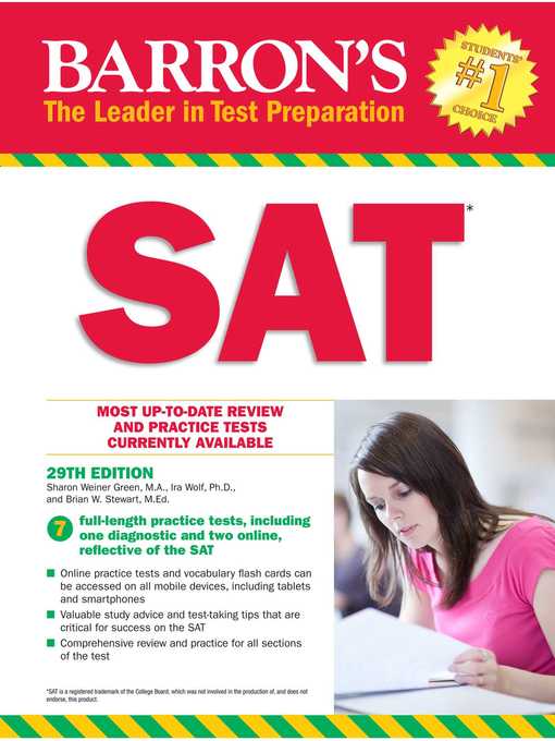 Title details for Barron's SAT by Sharon Weiner Green - Available